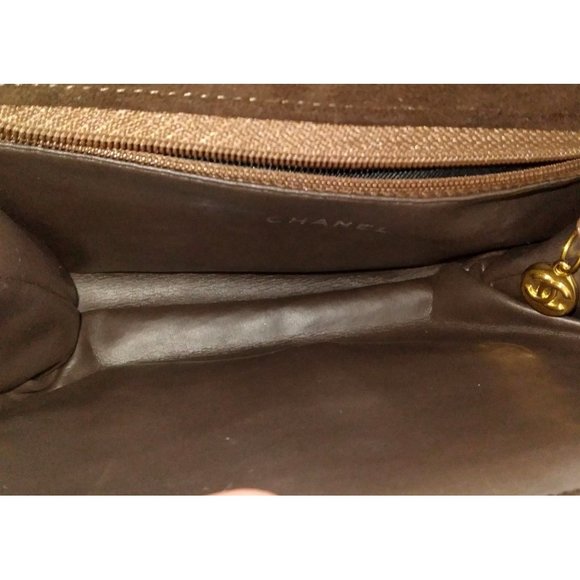 CHANEL AUTHENTIC CLASSIC 24K GOLD BIJOUX CHAIN VINTAGE CROSSBODY FLAP BAG - Picture 10 of 15